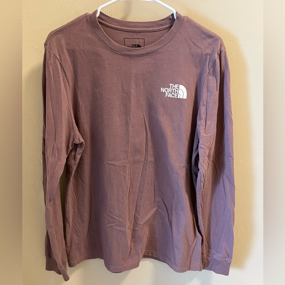 North Face long sleeve mauve L